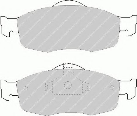 FERODO FSL884 Тормозные колодки для FORD MONDEO (Форд Мондэо) FERODO FSL884 Тормозные колодки для FORD MONDEO (Форд Мондэо)