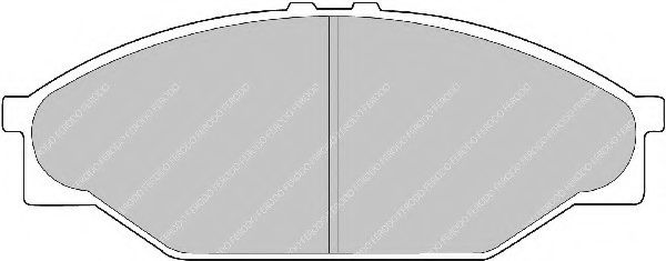 FERODO FSL949 Тормозные колодки для TOYOTA HIACE II (Тойота/тоета Хиаcэ 2) FERODO FSL949 Тормозные колодки для TOYOTA HIACE II (Тойота/тоета Хиаcэ 2)
