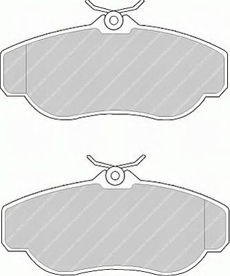 FERODO FSL980 Тормозные колодки для LAND ROVER RANGE ROVER II (Ленд ровер/лэнд ровер Рангэ ровер 2) FERODO FSL980 Тормозные колодки для LAND ROVER RANGE ROVER II (Ленд ровер/лэнд ровер Рангэ ровер 2)