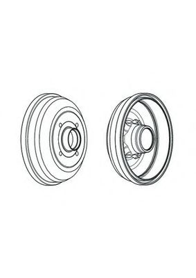 FERODO FDR329713 Тормозной барабан для OPEL VITA C (Опель Vита c) FERODO FDR329713 Тормозной барабан для OPEL VITA C (Опель Vита c)