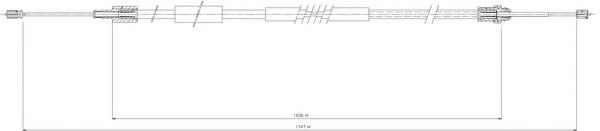 FERODO FHB432420 Трос, стояночная тормозная система для CITROËN BERLINGO (CитроËн Берлинго) FERODO FHB432420 Трос, стояночная тормозная система для CITROËN BERLINGO (CитроËн Берлинго)