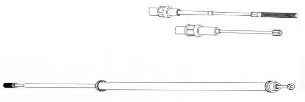 FERODO FHB432925 Трос, стояночная тормозная система для BMW (Бмв) FERODO FHB432925 Трос, стояночная тормозная система для BMW (Бмв)