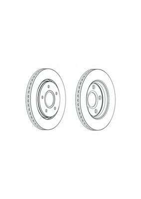 FERODO DDF1807C Тормозной диск для DODGE JOURNEY (Додж Жоурнэъ) FERODO DDF1807C Тормозной диск для DODGE JOURNEY (Додж Жоурнэъ)