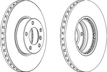 FERODO DDF1202C Тормозной диск 