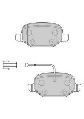 FERODO FDB4692 Тормозные колодки для ALFA ROMEO MITO (Альфа ромео Мито) FERODO FDB4692 Тормозные колодки для ALFA ROMEO MITO (Альфа ромео Мито)