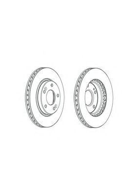 FERODO DDF2004C-1 Тормозной диск для HYUNDAI SOLARIS IV (Хендай Солярис 4) FERODO DDF2004C-1 Тормозной диск для HYUNDAI SOLARIS IV (Хендай Солярис 4)