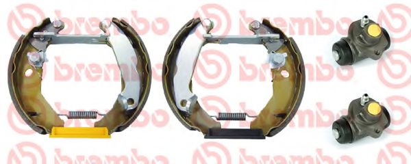 BREMBO K 24 027 Тормозные колодоки для FORD FIESTA (Форд Фиэста) BREMBO K 24 027 Тормозные колодоки для FORD FIESTA (Форд Фиэста)