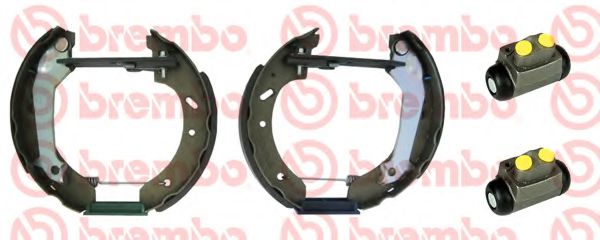 BREMBO K 24 046 Тормозные колодоки для FORD FIESTA (Форд Фиэста) BREMBO K 24 046 Тормозные колодоки для FORD FIESTA (Форд Фиэста)