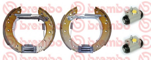 BREMBO K 61 072 Тормозные колодоки для PEUGEOT 206 (Пежо 206) BREMBO K 61 072 Тормозные колодоки для PEUGEOT 206 (Пежо 206)