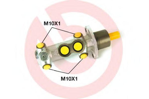 BREMBO M 23 027 Главный тормозной цилиндр для FIAT MAREA (Фиат Мареа) BREMBO M 23 027 Главный тормозной цилиндр для FIAT MAREA (Фиат Мареа)