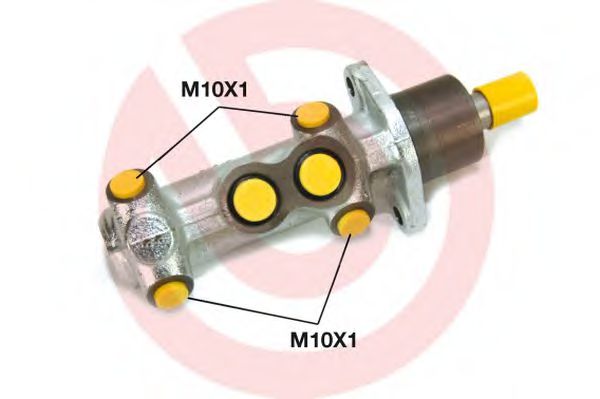 BREMBO M 23 034 Главный тормозной цилиндр для FIAT GRANDE PUNTO (Фиат Гранде пунто) BREMBO M 23 034 Главный тормозной цилиндр для FIAT GRANDE PUNTO (Фиат Гранде пунто)