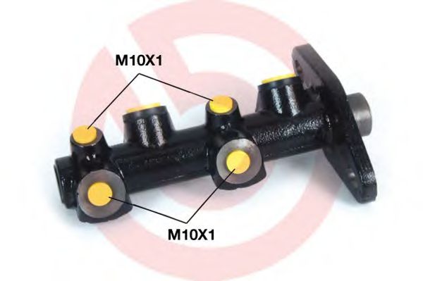 BREMBO M 24 044 Главный тормозной цилиндр для FORD FIESTA (Форд Фиэста) BREMBO M 24 044 Главный тормозной цилиндр для FORD FIESTA (Форд Фиэста)