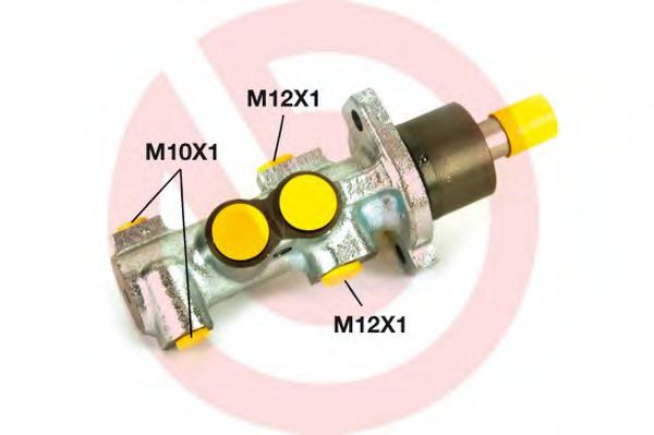 BREMBO M 61 048 Главный тормозной цилиндр для PEUGEOT RANCH (Пежо Ранч) BREMBO M 61 048 Главный тормозной цилиндр для PEUGEOT RANCH (Пежо Ранч)