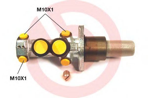 BREMBO M 61 058 Главный тормозной цилиндр для PEUGEOT 205 II (Пежо 205 2) BREMBO M 61 058 Главный тормозной цилиндр для PEUGEOT 205 II (Пежо 205 2)