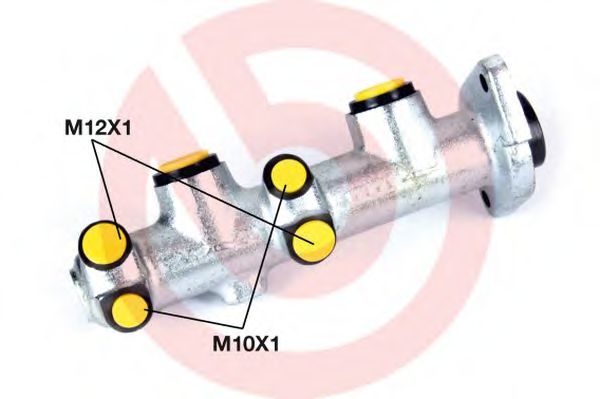 BREMBO M 61 078 Главный тормозной цилиндр для RENAULT FUEGO (Рено Фуэго) BREMBO M 61 078 Главный тормозной цилиндр для RENAULT FUEGO (Рено Фуэго)