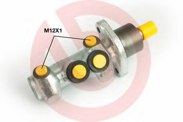 BREMBO M 68 002 Главный тормозной цилиндр для RENAULT (Рено) BREMBO M 68 002 Главный тормозной цилиндр для RENAULT (Рено)