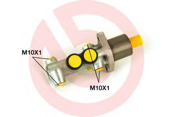 BREMBO M 68 035 Главный тормозной цилиндр для RENAULT TWINGO I (Рено Твинго 1) BREMBO M 68 035 Главный тормозной цилиндр для RENAULT TWINGO I (Рено Твинго 1)