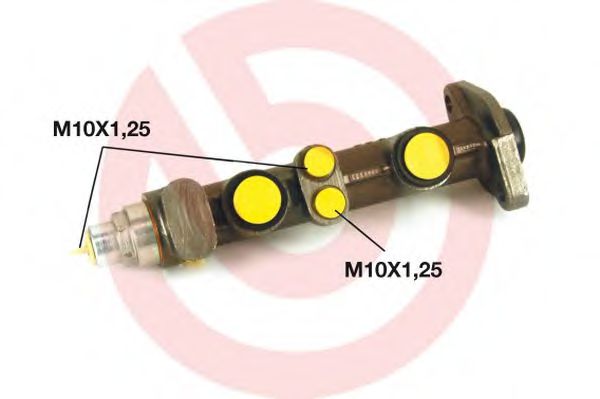 BREMBO M 85 030 Главный тормозной цилиндр для SEAT (Сеат) BREMBO M 85 030 Главный тормозной цилиндр для SEAT (Сеат)