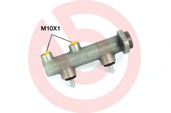BREMBO M 85 041 Главный тормозной цилиндр для SKODA RAPID (Шкода Рапид)