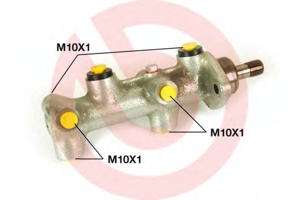 BREMBO M 85 069 Главный тормозной цилиндр для VOLKSWAGEN DASHER (Фольксваген Дашэр) BREMBO M 85 069 Главный тормозной цилиндр для VOLKSWAGEN DASHER (Фольксваген Дашэр)