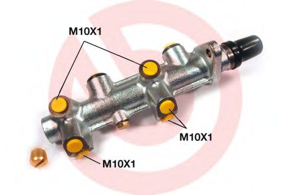 BREMBO M 85 076 Главный тормозной цилиндр для VOLKSWAGEN GOLF (Фольксваген Голф) BREMBO M 85 076 Главный тормозной цилиндр для VOLKSWAGEN GOLF (Фольксваген Голф)