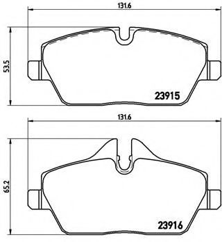 BREMBO P 06 067 Тормозные колодки для MINI MINI CLUBVAN (Мини Мини cлубvан) BREMBO P 06 067 Тормозные колодки для MINI MINI CLUBVAN (Мини Мини cлубvан)