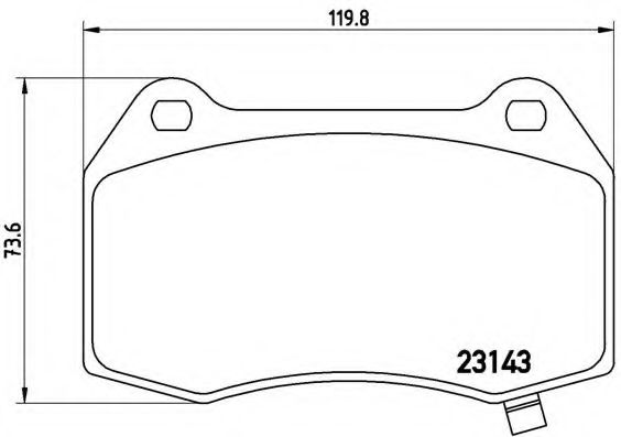 BREMBO P 09 003 Тормозные колодки для CHEVROLET CAMARO (Шевроле Cамаро) BREMBO P 09 003 Тормозные колодки для CHEVROLET CAMARO (Шевроле Cамаро)