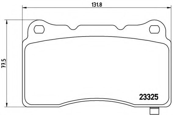 BREMBO P 09 004 Тормозные колодки для CADILLAC ATS (Кадилак Ац) BREMBO P 09 004 Тормозные колодки для CADILLAC ATS (Кадилак Ац)