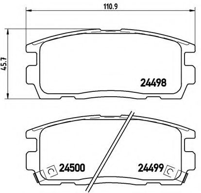 BREMBO P 10 004 Тормозные колодки для CHEVROLET CAPTIVA (Шевроле Каптива) BREMBO P 10 004 Тормозные колодки для CHEVROLET CAPTIVA (Шевроле Каптива)
