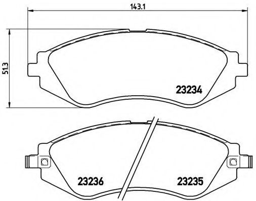 BREMBO P 15 002 Тормозные колодки для DAEWOO (Дэу) BREMBO P 15 002 Тормозные колодки для DAEWOO (Дэу)