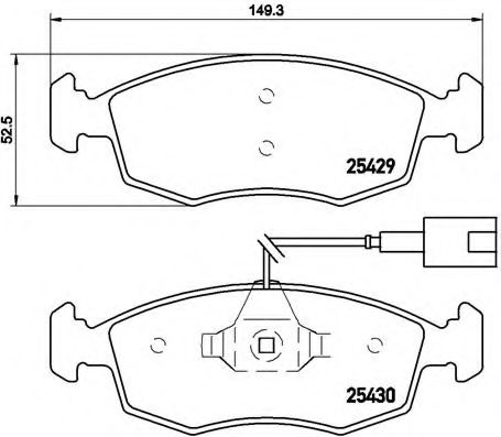 BREMBO P 23 138 Тормозные колодки для FIAT 500 C (Фиат 500 c) BREMBO P 23 138 Тормозные колодки для FIAT 500 C (Фиат 500 c)