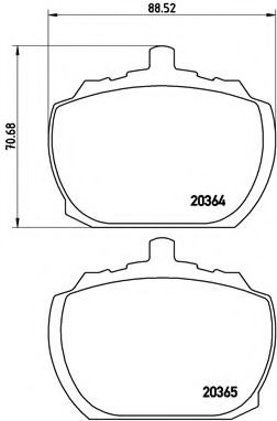 BREMBO P 24 004 Тормозные колодки для ROVER 2000-3500 (Ровер 2000-3500) BREMBO P 24 004 Тормозные колодки для ROVER 2000-3500 (Ровер 2000-3500)