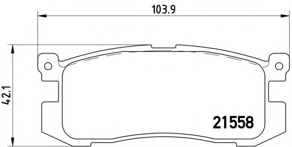 BREMBO P 24 025 Тормозные колодки для MAZDA 626 III (Мазда 626 3) BREMBO P 24 025 Тормозные колодки для MAZDA 626 III (Мазда 626 3)
