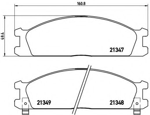 BREMBO P 24 026 Тормозные колодки для NISSAN PICKUP III (Ниссан Пиcкуп 3) BREMBO P 24 026 Тормозные колодки для NISSAN PICKUP III (Ниссан Пиcкуп 3)