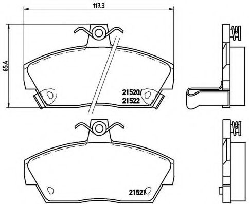 BREMBO P 28 019 Тормозные колодки для ROVER 400 (Ровер 400) BREMBO P 28 019 Тормозные колодки для ROVER 400 (Ровер 400)