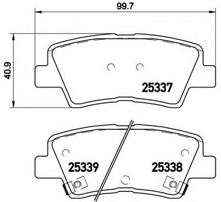 BREMBO P 30 067 Тормозные колодки для HYUNDAI FLUIDIC ELANTRA (Хендай Флуидиc элантра) BREMBO P 30 067 Тормозные колодки для HYUNDAI FLUIDIC ELANTRA (Хендай Флуидиc элантра)