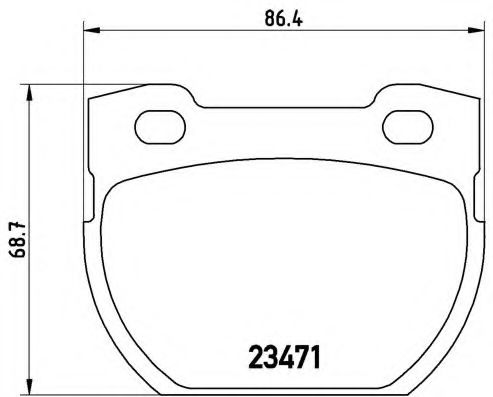 BREMBO P 44 006 Тормозные колодки для LAND ROVER DEFENDER (Ленд ровер/лэнд ровер Дэфэндэр) BREMBO P 44 006 Тормозные колодки для LAND ROVER DEFENDER (Ленд ровер/лэнд ровер Дэфэндэр)