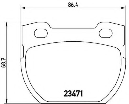 BREMBO P 44 007 Тормозные колодки для LAND ROVER DEFENDER (Ленд ровер/лэнд ровер Дэфэндэр) BREMBO P 44 007 Тормозные колодки для LAND ROVER DEFENDER (Ленд ровер/лэнд ровер Дэфэндэр)