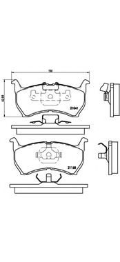 BREMBO P 49 004 Тормозные колодки для MAZDA 626 II (Мазда 626 2) BREMBO P 49 004 Тормозные колодки для MAZDA 626 II (Мазда 626 2)