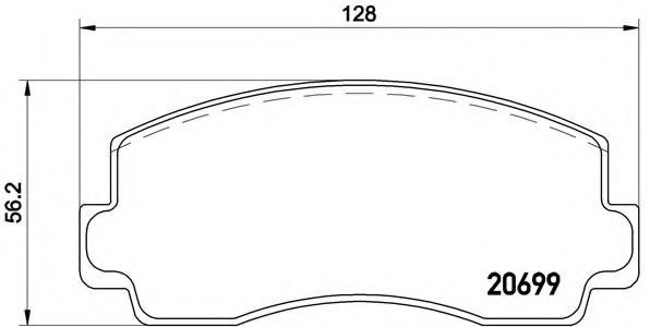 BREMBO P 54 002 Тормозные колодки для MITSUBISHI MONTERO (Митсубиши/митсубиси Монтэро) BREMBO P 54 002 Тормозные колодки для MITSUBISHI MONTERO (Митсубиши/митсубиси Монтэро)