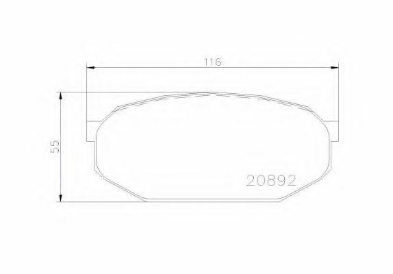 BREMBO P 54 005 Тормозные колодки для MITSUBISHI STARION (Митсубиши/митсубиси Старион) BREMBO P 54 005 Тормозные колодки для MITSUBISHI STARION (Митсубиши/митсубиси Старион)