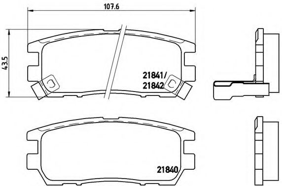 BREMBO P 54 018 Тормозные колодки для MITSUBISHI L 400 / SPACE GEAR (Митсубиши/митсубиси Л 400 / спаcэ гэар) BREMBO P 54 018 Тормозные колодки для MITSUBISHI L 400 / SPACE GEAR (Митсубиши/митсубиси Л 400 / спаcэ гэар)