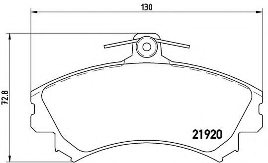 BREMBO P 54 022 Тормозные колодки для PROTON WAJA (Протон Важа) BREMBO P 54 022 Тормозные колодки для PROTON WAJA (Протон Важа)