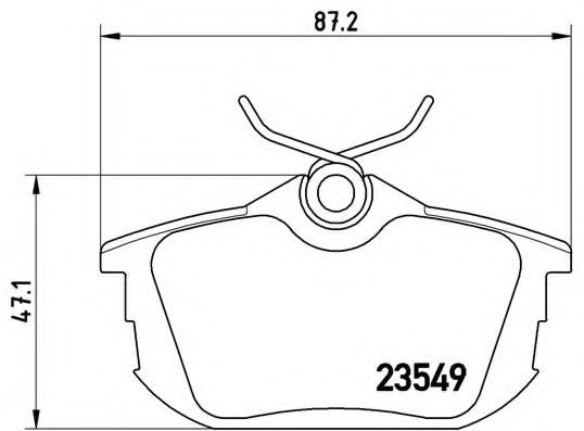 BREMBO P 54 023 Тормозные колодки для PROTON WAJA (Протон Важа) BREMBO P 54 023 Тормозные колодки для PROTON WAJA (Протон Важа)