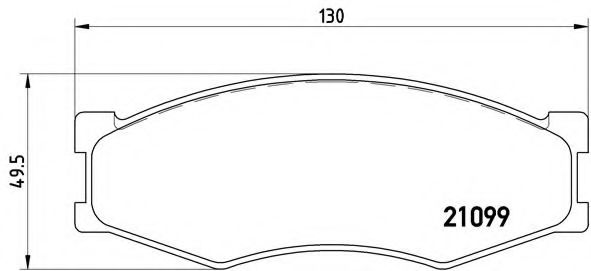 BREMBO P 56 014 Тормозные колодки для NISSAN PICKUP III (Ниссан Пиcкуп 3) BREMBO P 56 014 Тормозные колодки для NISSAN PICKUP III (Ниссан Пиcкуп 3)