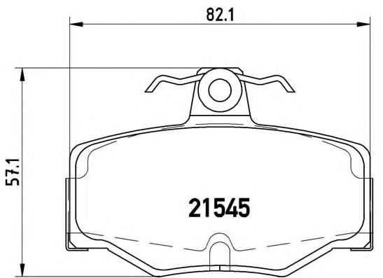BREMBO P 56 024 Тормозные колодки для NISSAN PRIMERA (Ниссан Примера) BREMBO P 56 024 Тормозные колодки для NISSAN PRIMERA (Ниссан Примера)