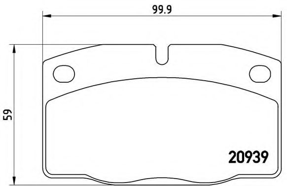 BREMBO P 59 005 Тормозные колодки для OPEL MANTA B CC (Опель Манта б cc) BREMBO P 59 005 Тормозные колодки для OPEL MANTA B CC (Опель Манта б cc)