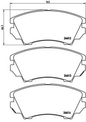 BREMBO P 59 055 Тормозные колодки для CHEVROLET CAMARO (Шевроле Cамаро) BREMBO P 59 055 Тормозные колодки для CHEVROLET CAMARO (Шевроле Cамаро)
