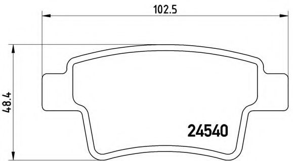 BREMBO P 61 085 Тормозные колодки для CITROËN C4 PICASSO I (CитроËн С4 пикассо 1) BREMBO P 61 085 Тормозные колодки для CITROËN C4 PICASSO I (CитроËн С4 пикассо 1)