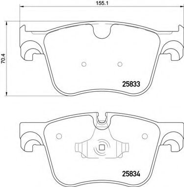 BREMBO P 61 123 Тормозные колодки для CITROËN C4 PICASSO II (CитроËн С4 пикассо 2) BREMBO P 61 123 Тормозные колодки для CITROËN C4 PICASSO II (CитроËн С4 пикассо 2)